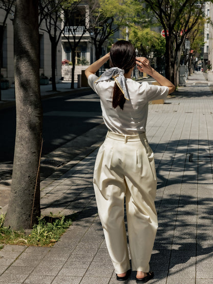 【予約販売】Pamela /dress up T-shirt-White