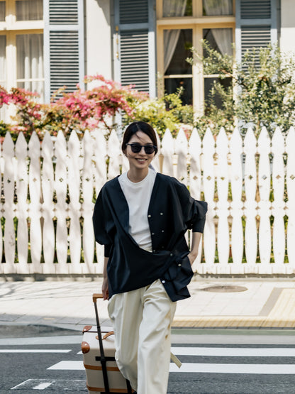 【予約販売】Pamela /dress up T-shirt-White