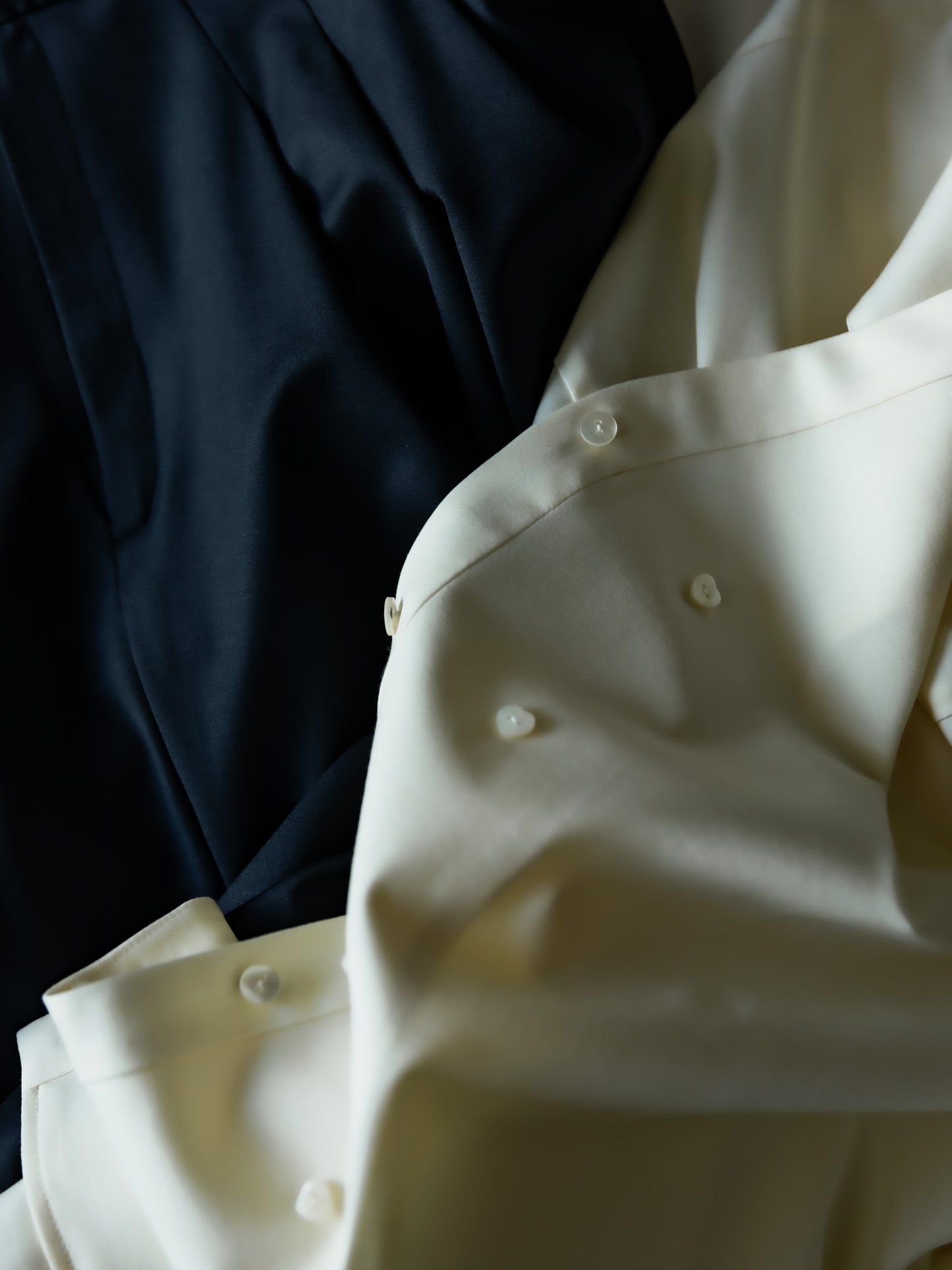 Yvette /secret heart shirt jacket-Écru