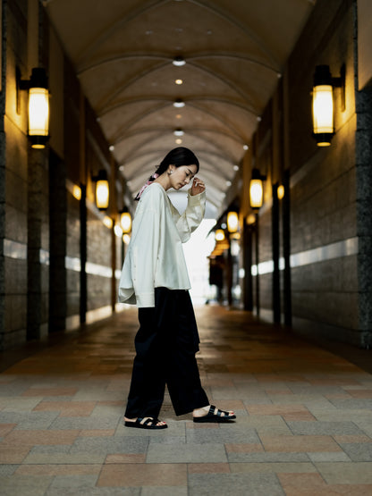 Yvette /secret heart shirt  jacket-Écru