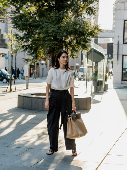 【予約販売】Pamela /dress up T-shirt-White
