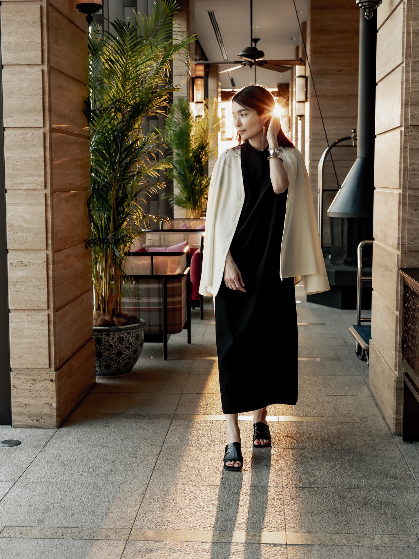 [Pre-order] Lydia /relax dress -Black