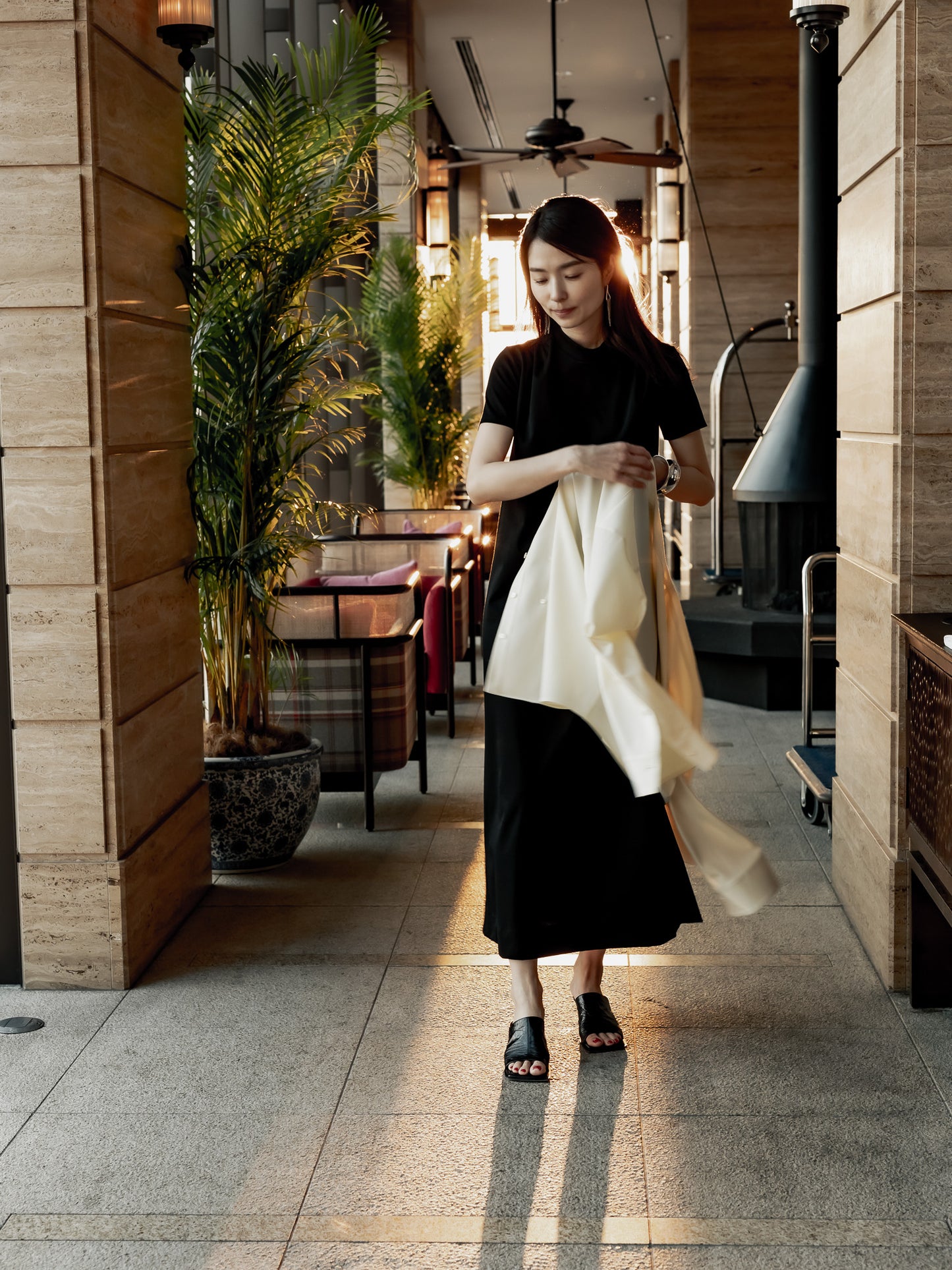 [Pre-order] Lydia /relax dress -Black