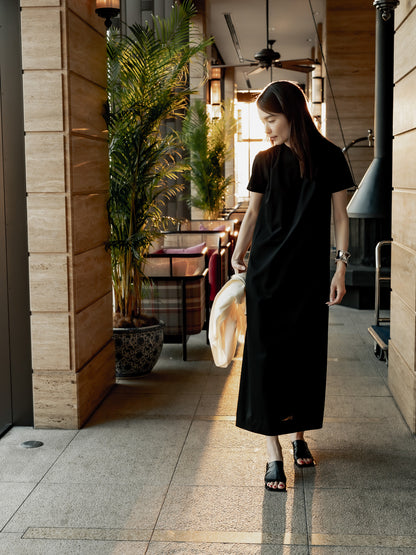 【予約販売】Lydia /relax dress -Black