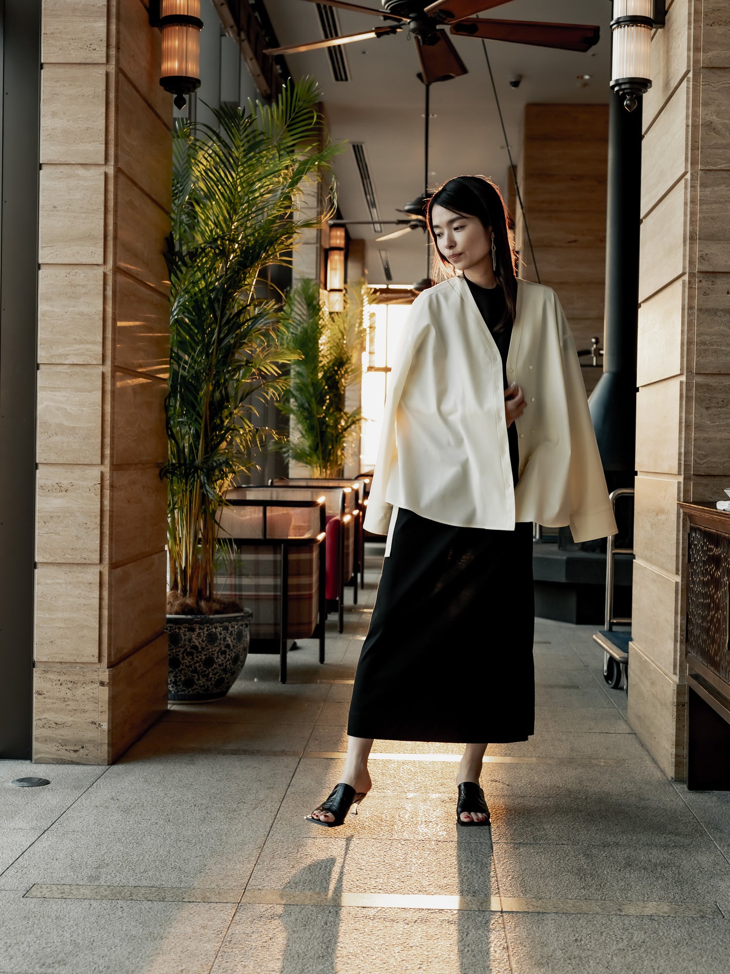 [Pre-order] Lydia /relax dress -Black