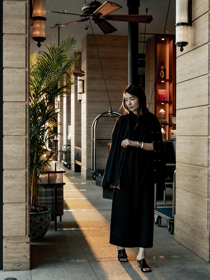 【予約販売】Lydia /relax dress -Black