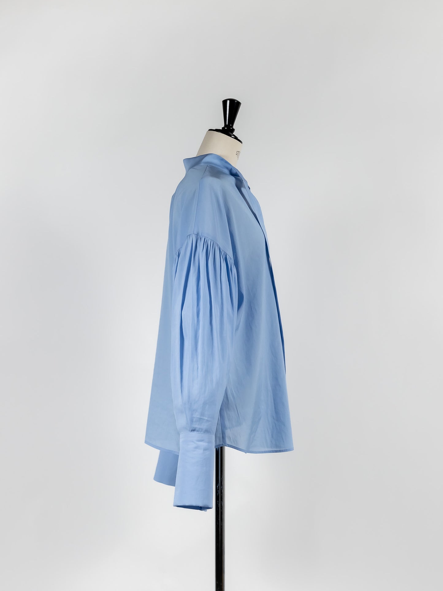 Allison / Sheer Dual Blouse - Frosty Blue