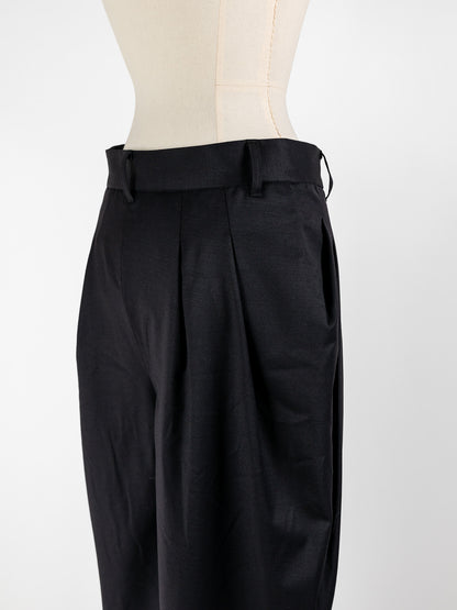 【予約販売】Sophia /drape pants-Black