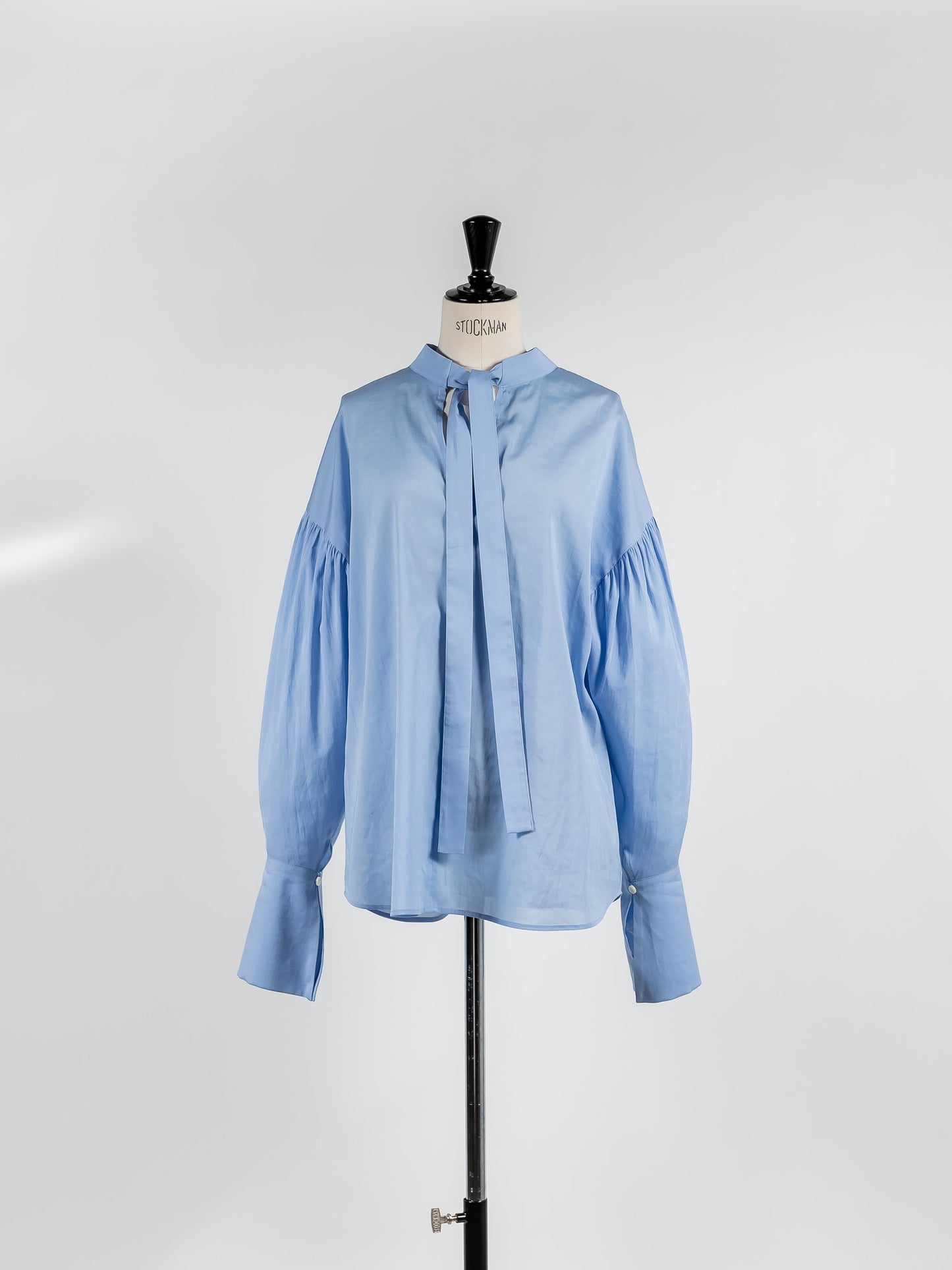 Allison / Sheer Dual Blouse - Frosty Blue