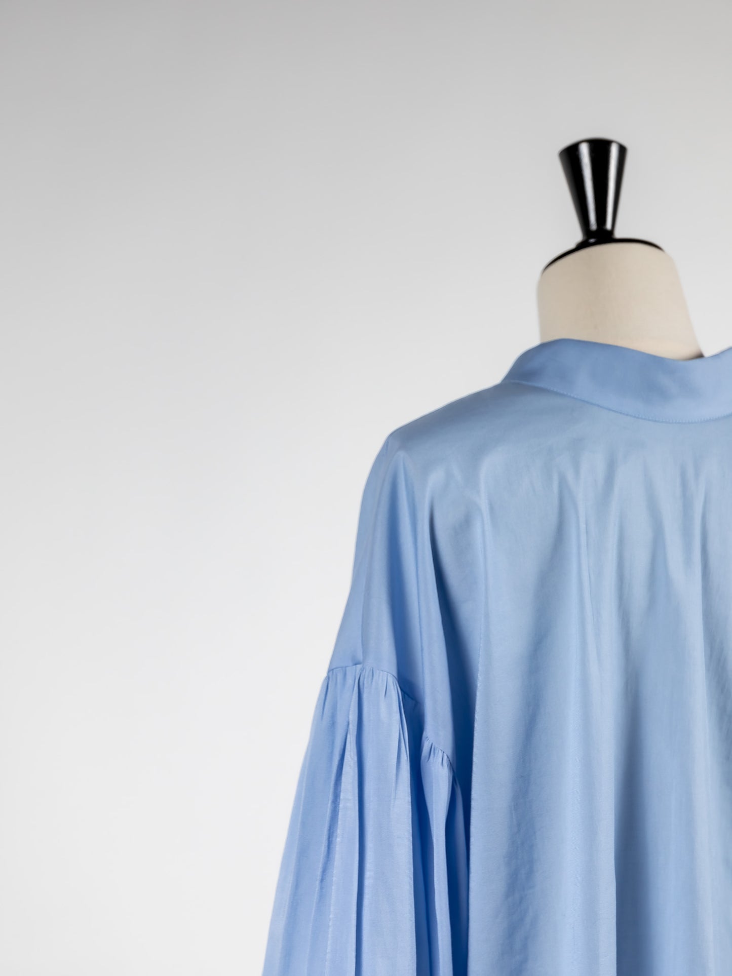 Allison / Sheer Dual Blouse - Frosty Blue