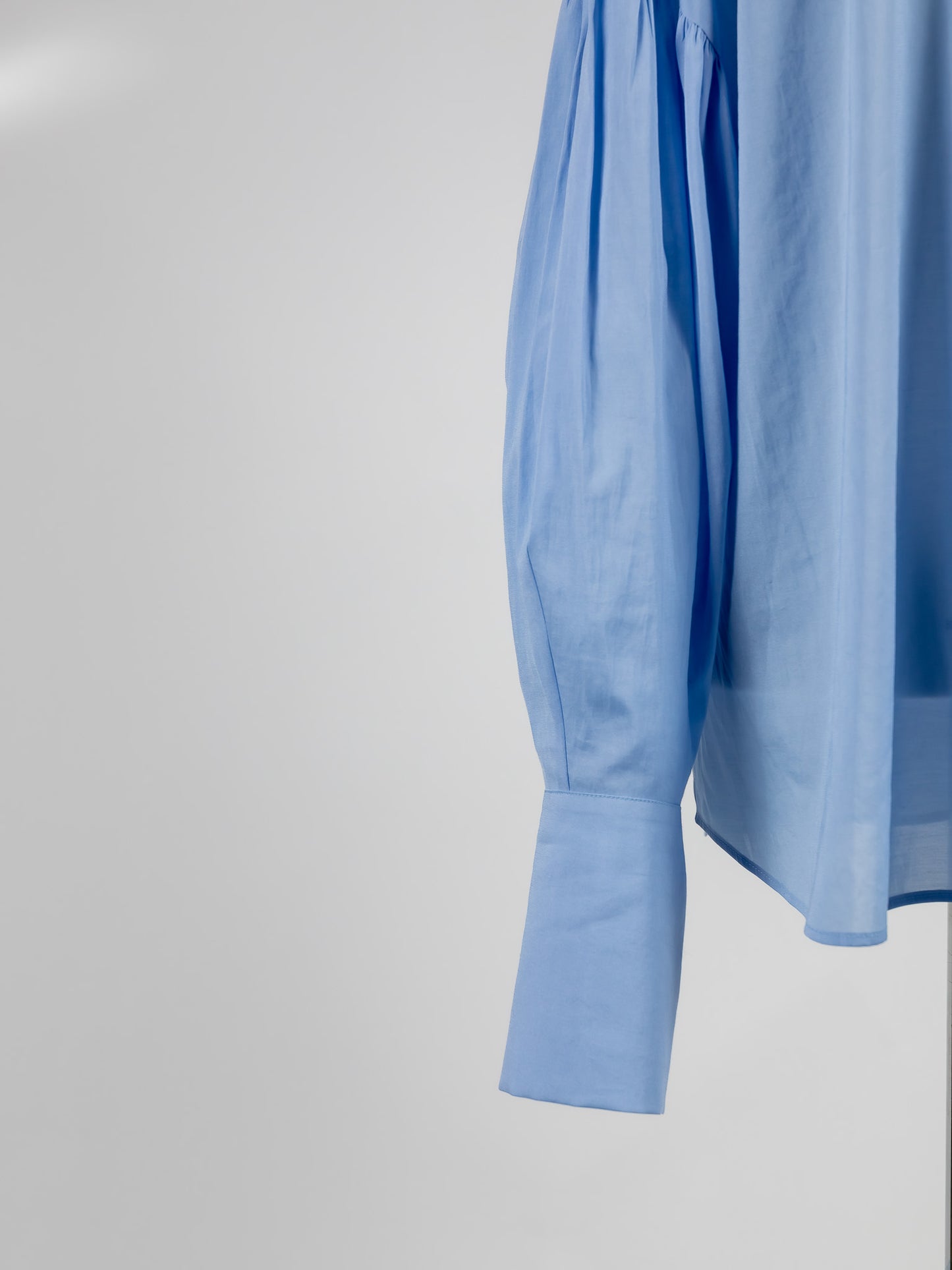 Allison / Sheer Dual Blouse - Frosty Blue