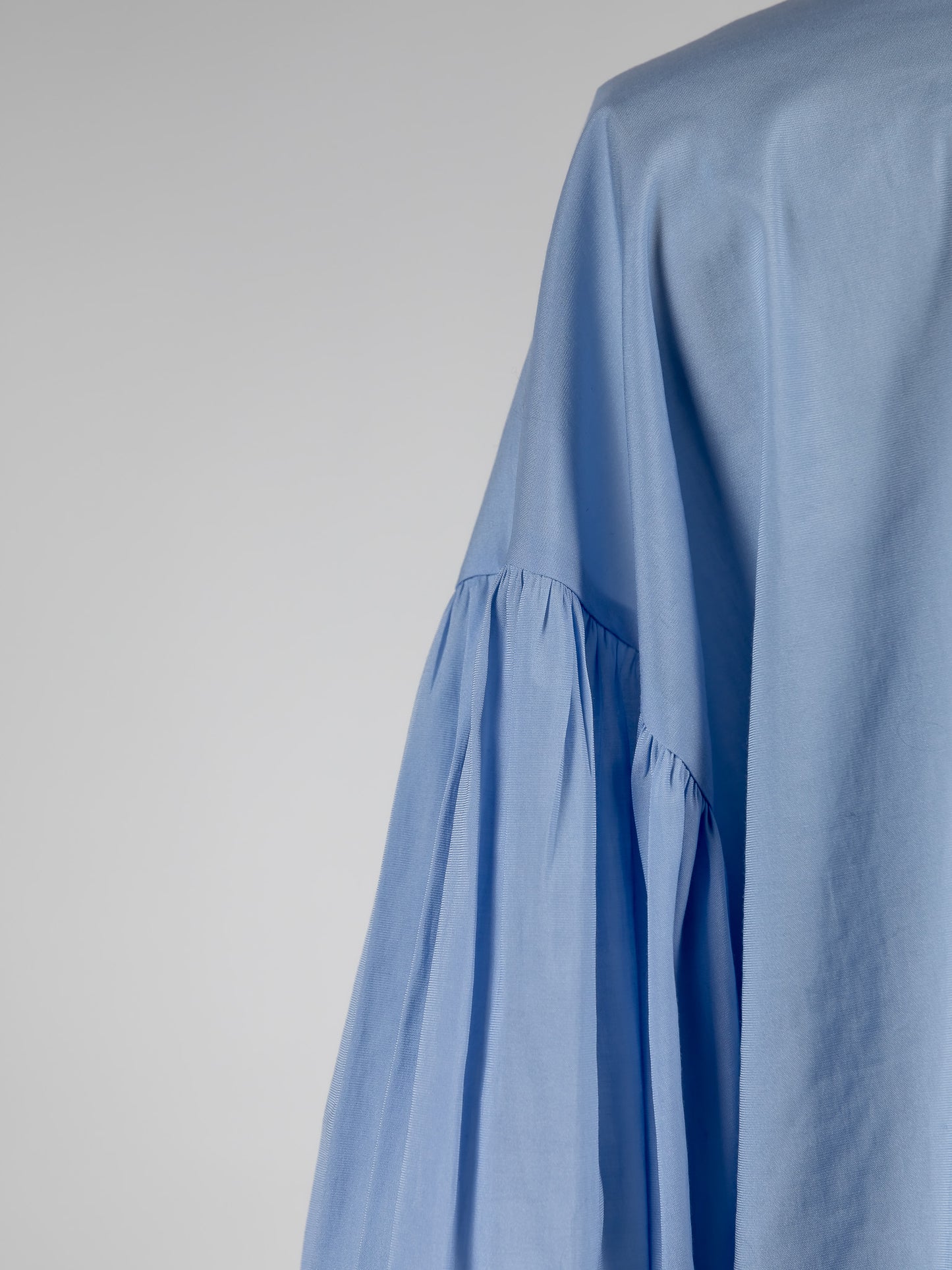 Allison / Sheer Dual Blouse - Frosty Blue