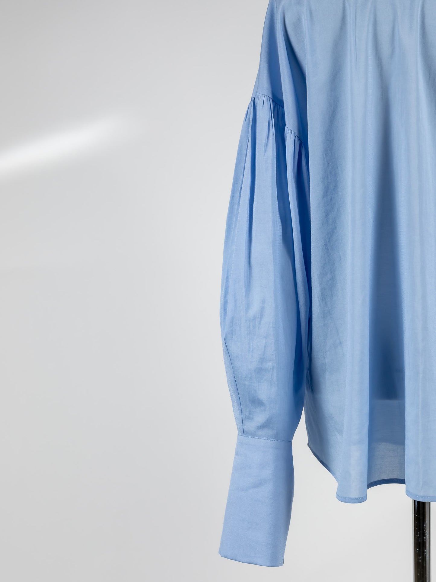 Allison / Sheer Dual Blouse - Frosty Blue