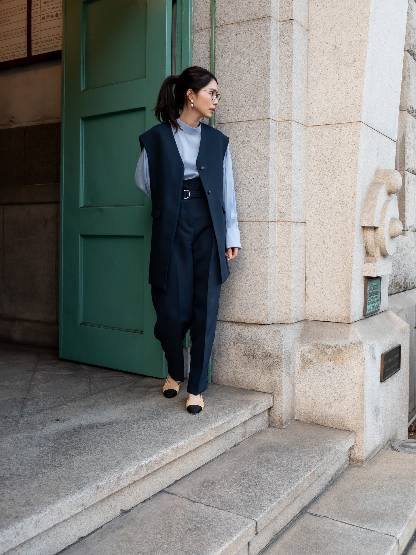 Bel / Gilet Jacket - Right Navy