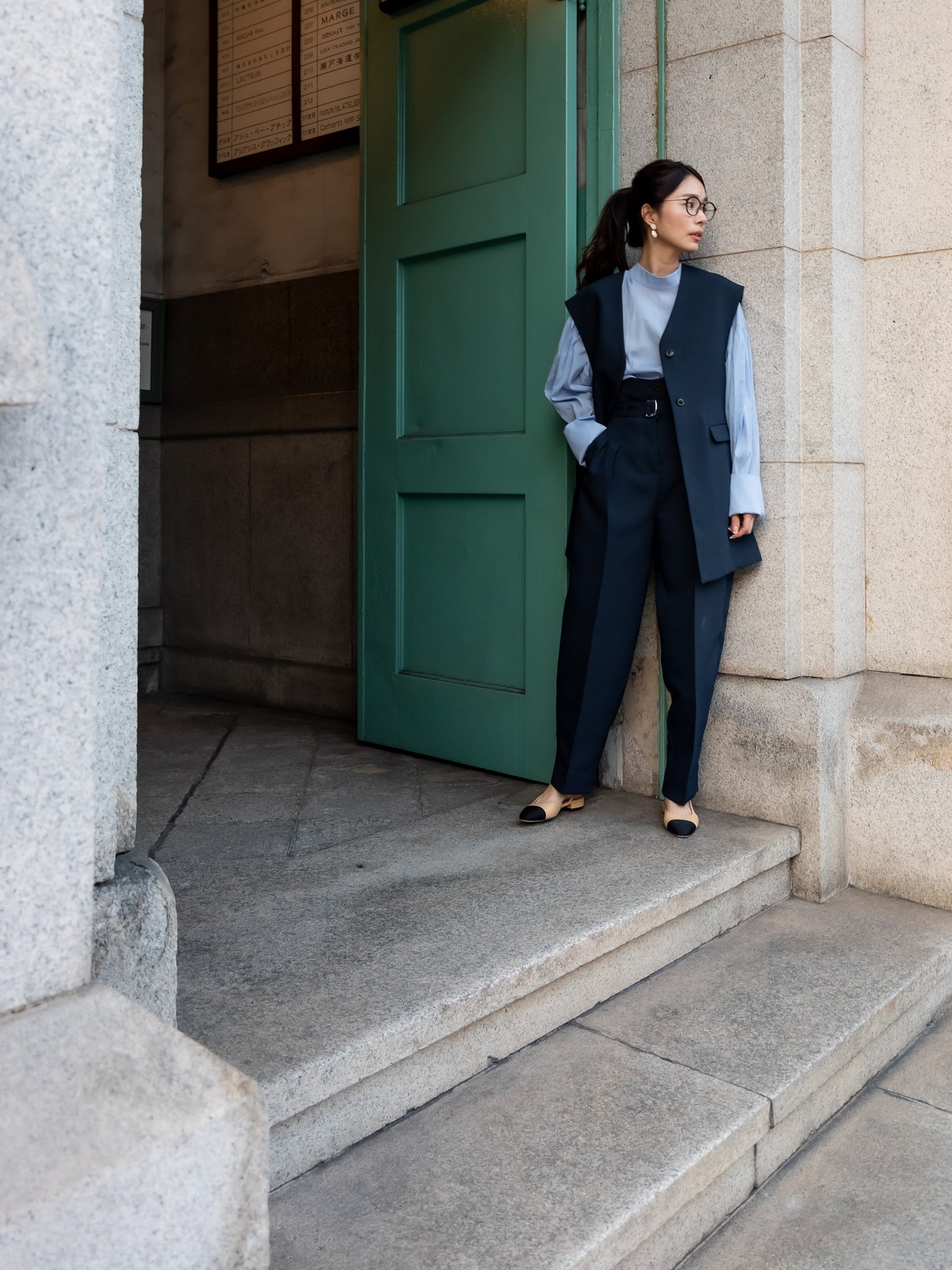 Bel / Gilet Jacket - Right Navy