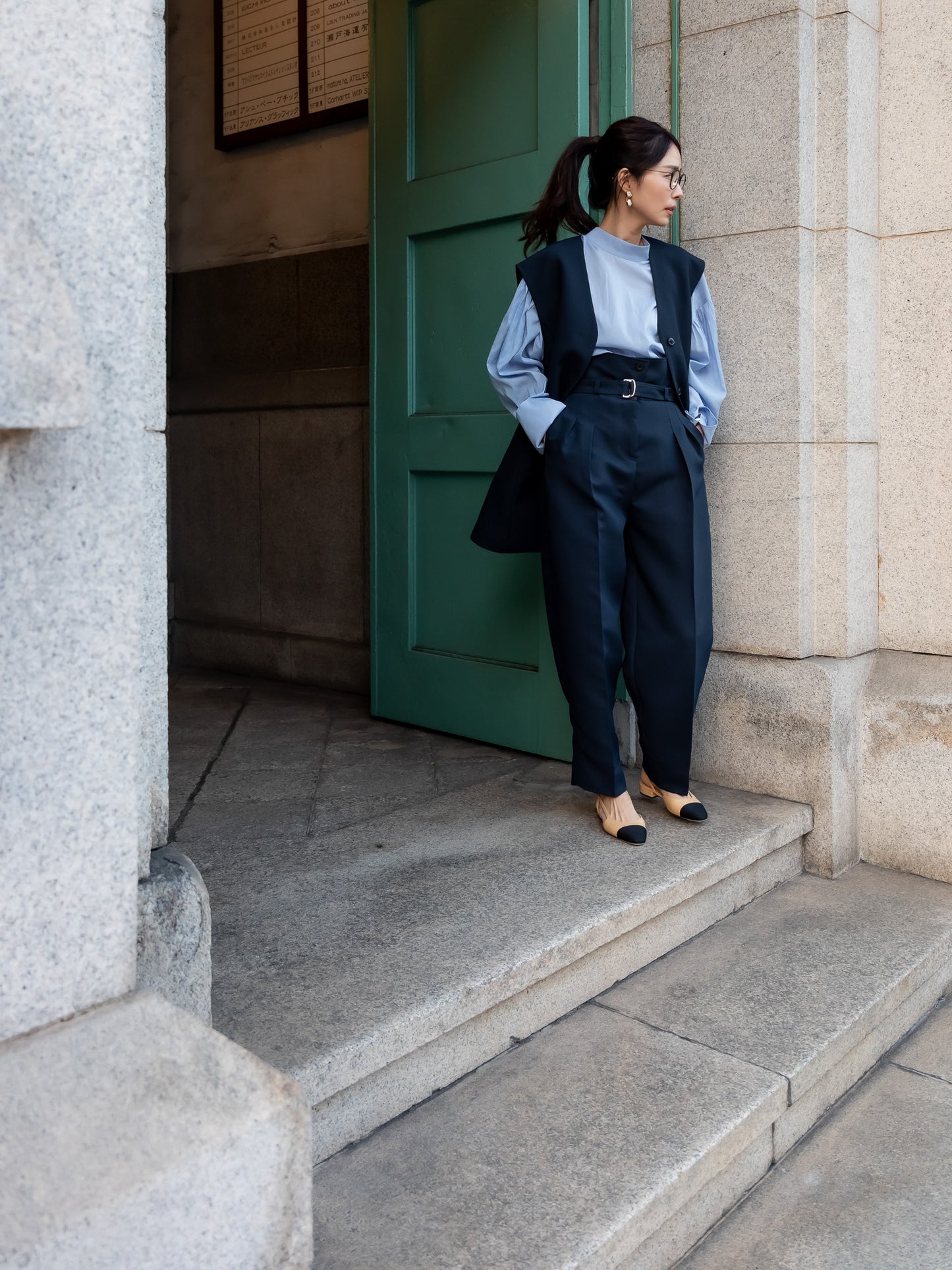 Bel / Gilet Jacket - Right Navy