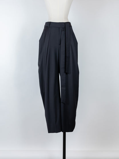 【予約販売】Sophia /drape pants-Black